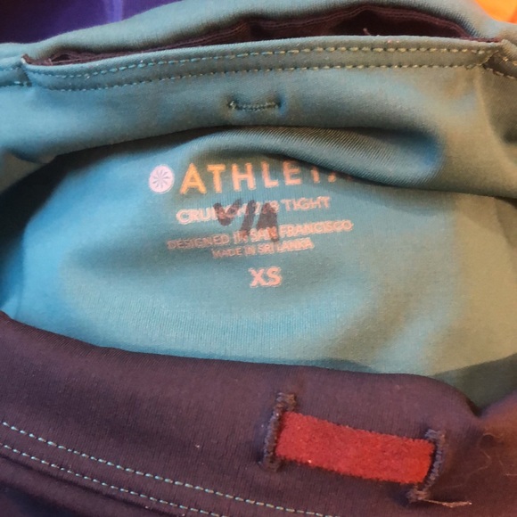 Athleta Crunch Colorblock 7/8 Tights - Picture 8 of 9